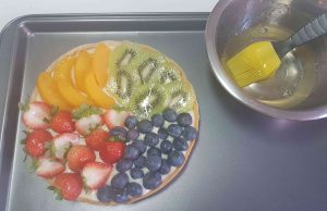 Tartaleta con frutas y crema pastelera